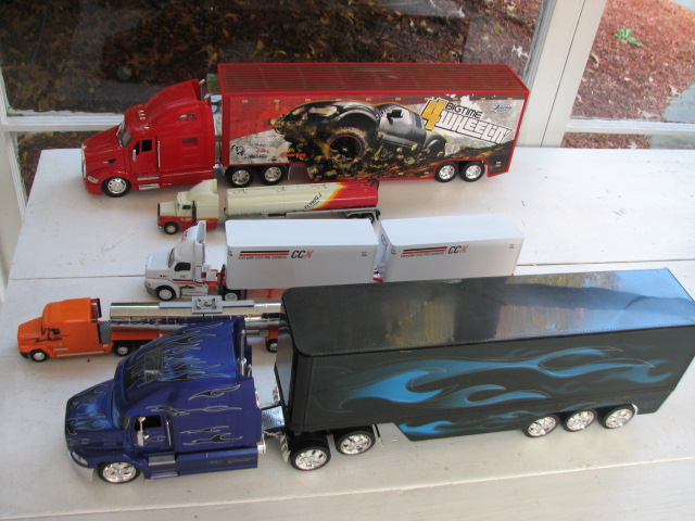 fleet of trucks--grandpa and the truck